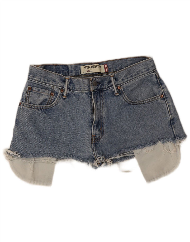 Женские джинсовые шорты Levi's 505 W29, средний синий, хлопок