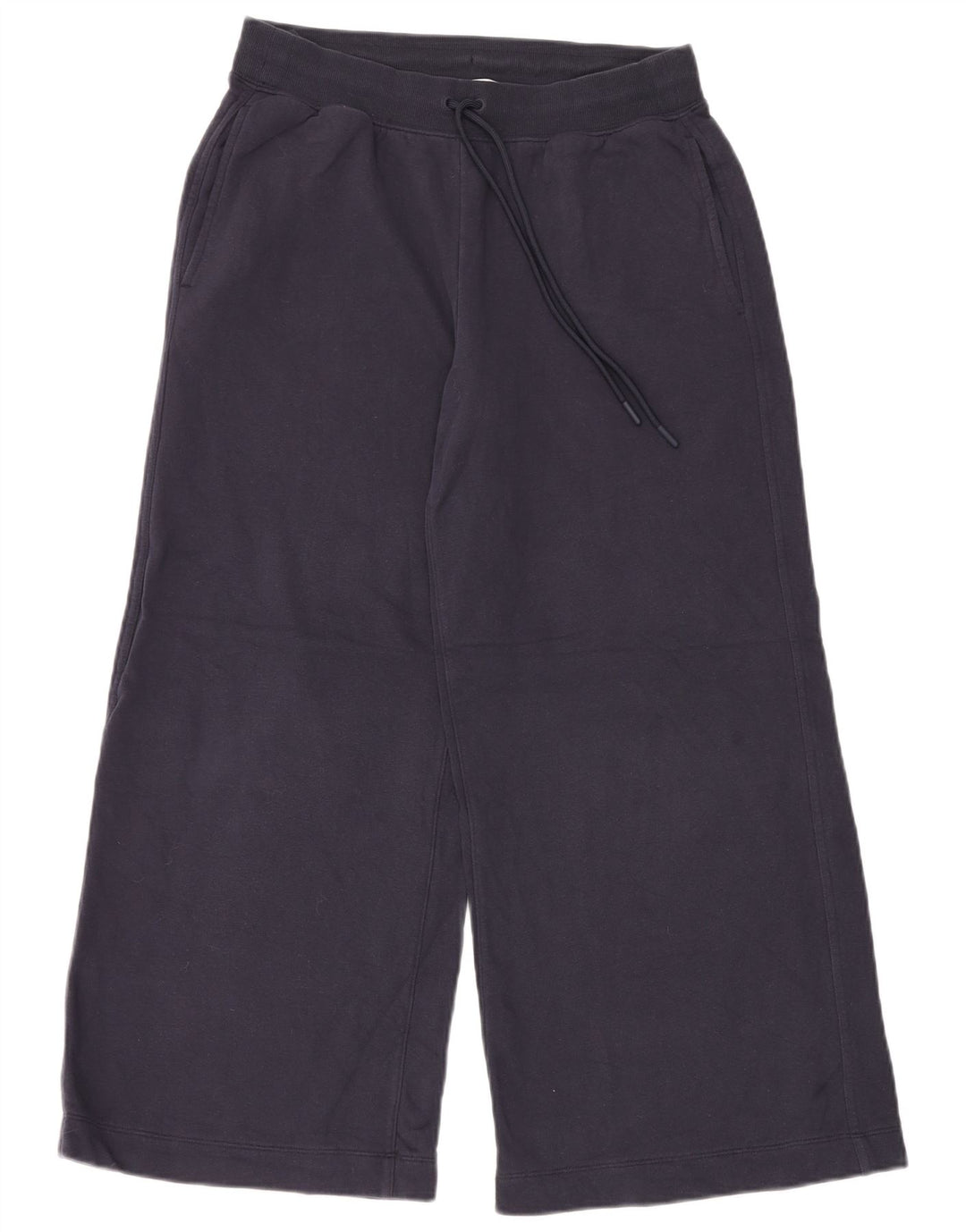 MARKS & SPENCER Womens Tracksuit Trousers UK 12 Medium Navy Blue Cotton