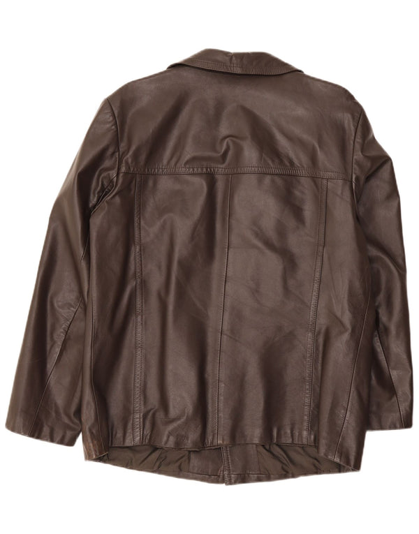 Vintage Mens Leather Jacket UK 38 Medium Brown