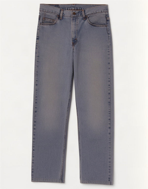 Levi's Mens Straight Jeans W31 L28 Blue Cotton