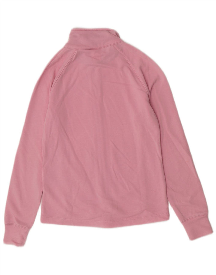 Champion Womens Tracksuit Top Jacket UK 10 Small Pink Cotton
