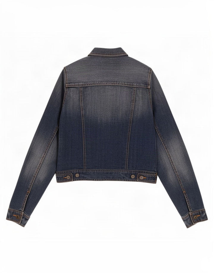Gap Giacca di jeans corta da donna UK 14 Cotone blu medio