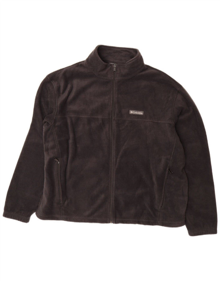 COLUMBIA Fleecejakke til mænd UK 44 2XL Sort Polyester