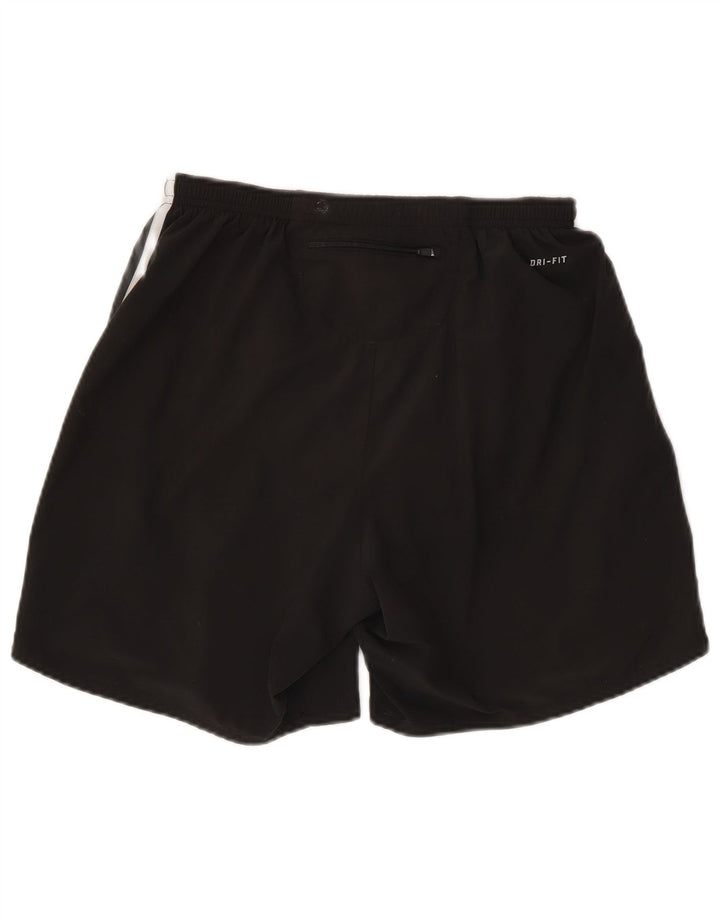 Męskie spodenki sportowe Nike Dri Fit, średni czarny poliester