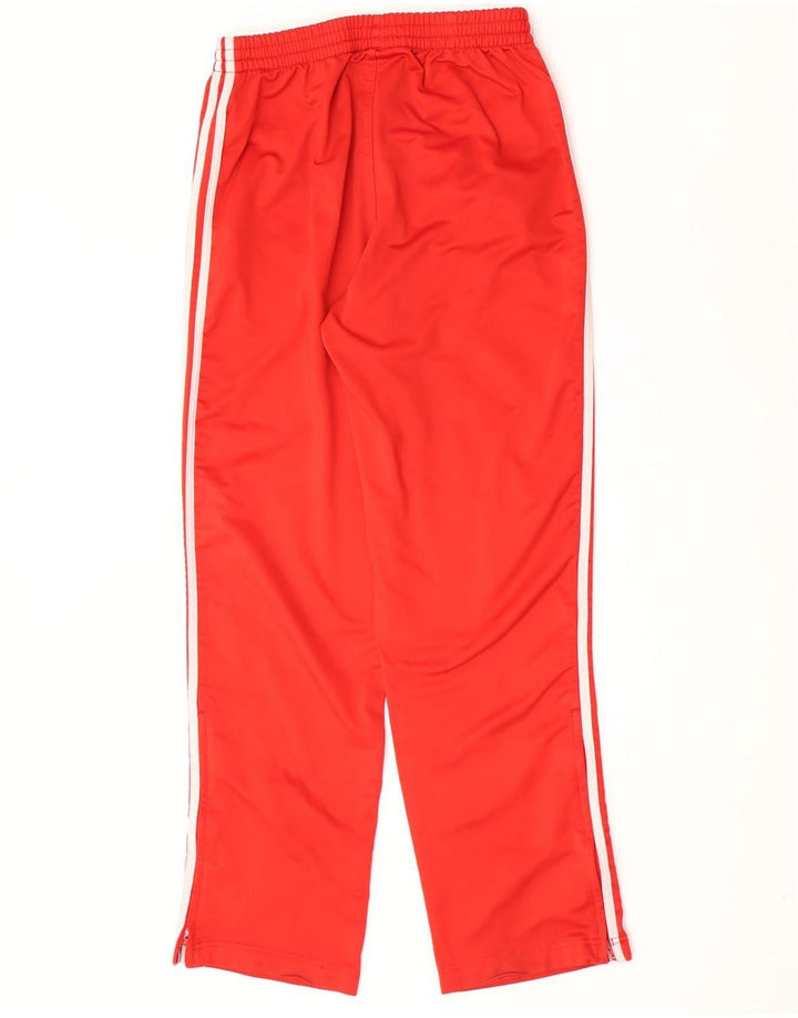 Adidas Mens Tracksuit Trousers Medium Red Polyester