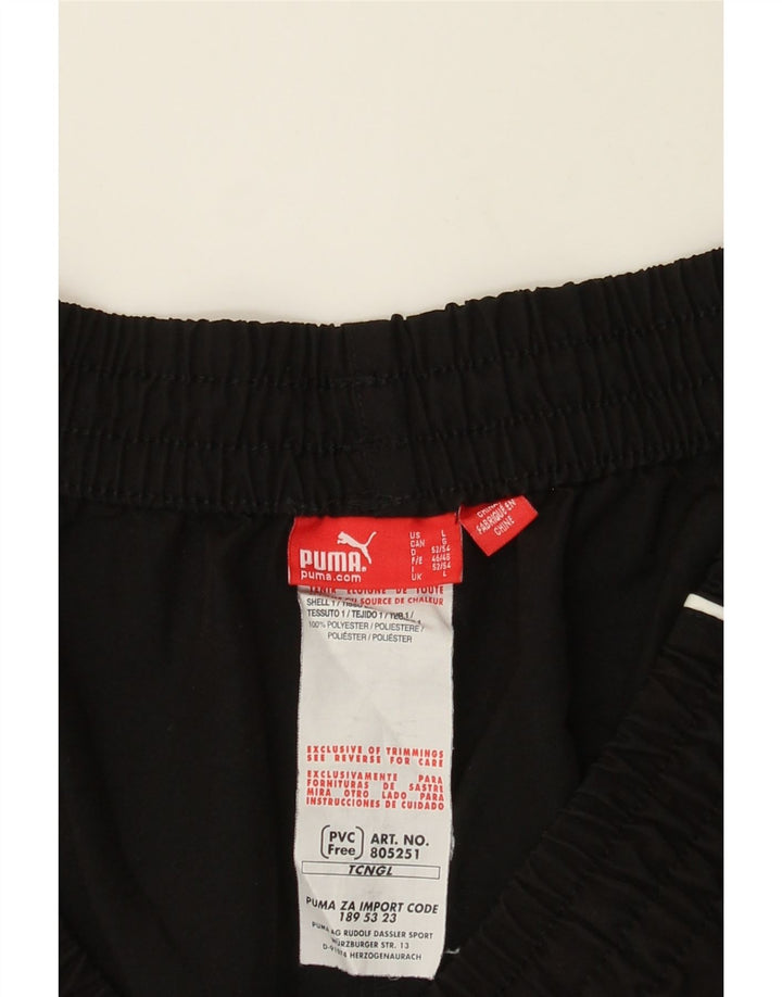 PUMA Mens Sport Shorts Large  Black Polyester Vintage Puma and Second-Hand Puma from Messina Hembry 