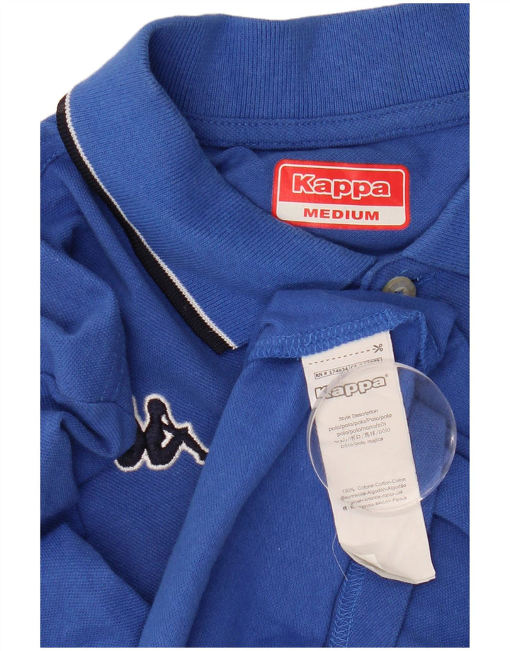 KAPPA Mens Polo Shirt Medium Blue Cotton