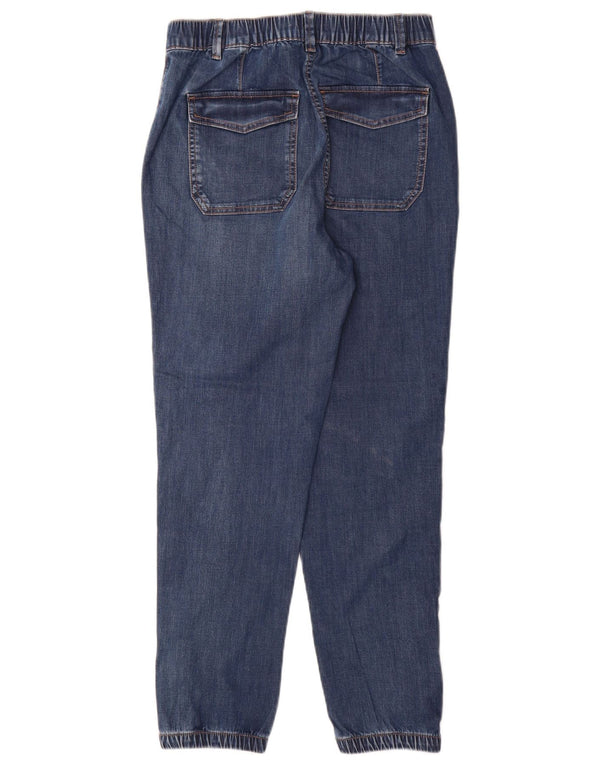 Marks & Spencer Damen Joggers Tapered Jeans UK 10 Small W28 L30 Blau