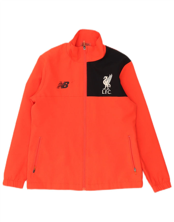 New Balance Boys Liverpool Tracksuit Top Jacket 11-12 Years Medium Orange