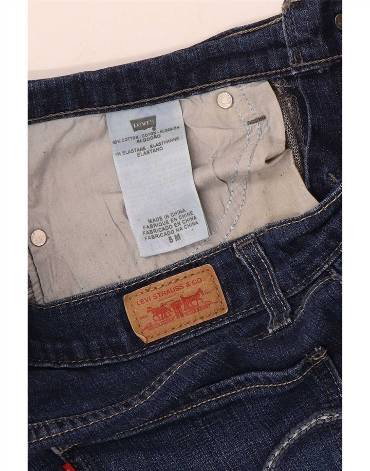 Levi's Womens 524 Low Waist Bootcut Jeans US 5 Medium W30 L32 Blue Cotton