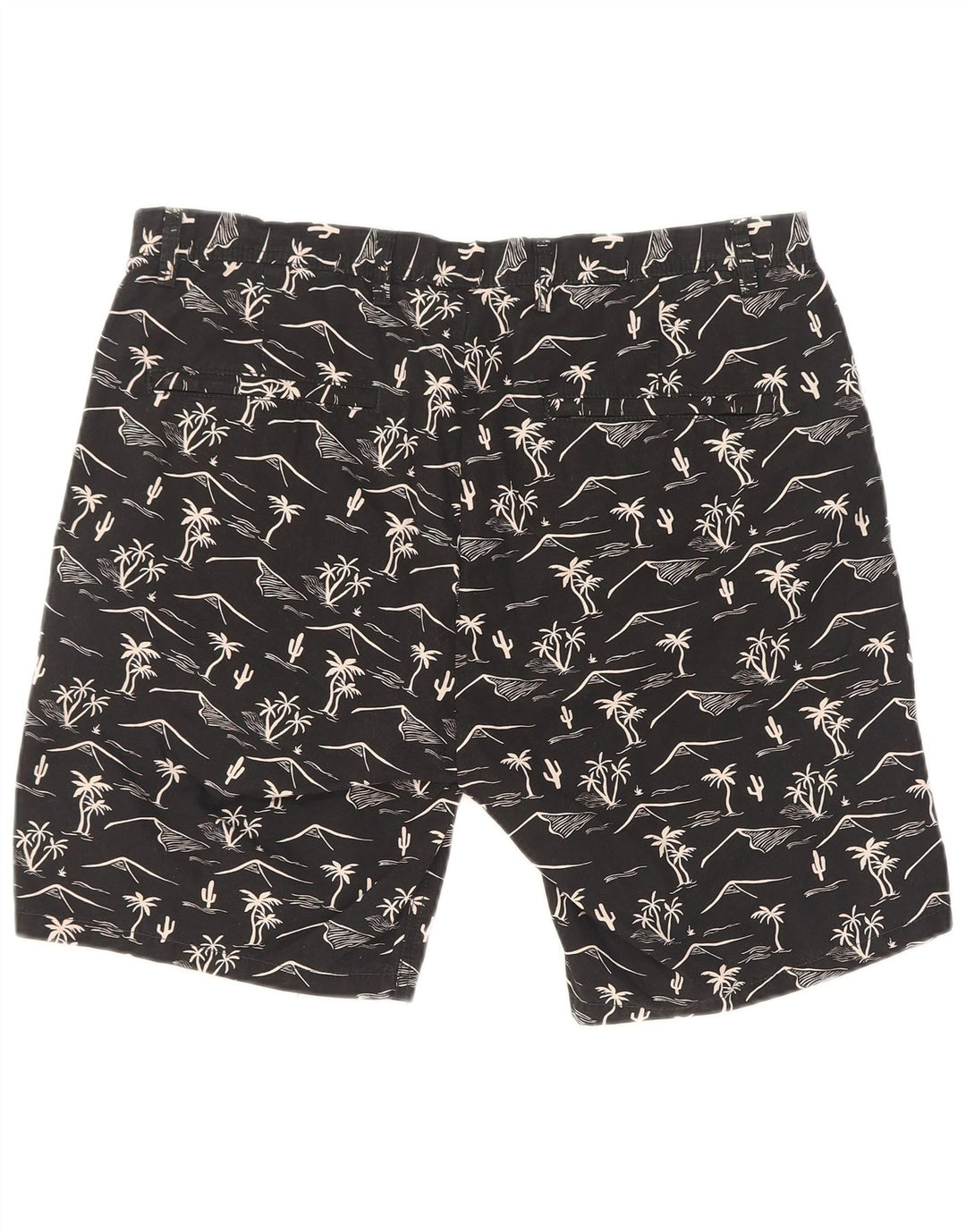 Мужские шорты чинос с абстрактным узором Scotch & Soda W32, средние черные гавайские шорты