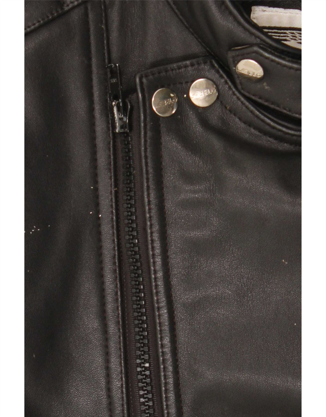 Belo Tours Chaqueta de cuero para hombre EU 50 Large Black