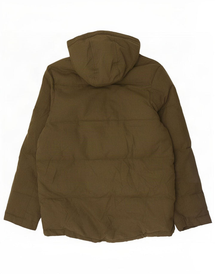 Jachetă căptușită cu glugă Fred Perry pentru bărbați UK 38 Medium Khaki