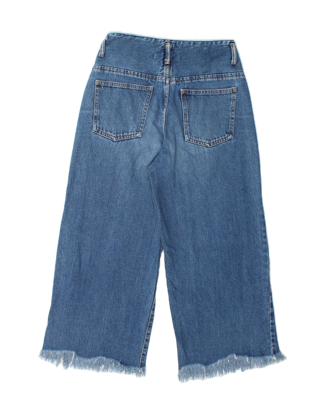 ZARA Womens Cropped Jeans EU 34 2XS W24 L23 Blue Vintage Zara and Second-Hand Zara from Messina Hembry 