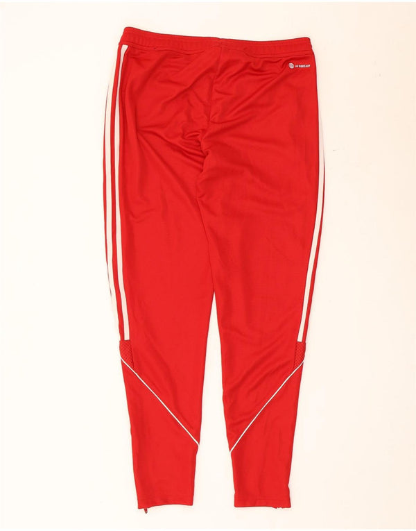 Adidas Womens Aeroready Regular Fit Træningsdragt Bukser UK 14 Medium Red