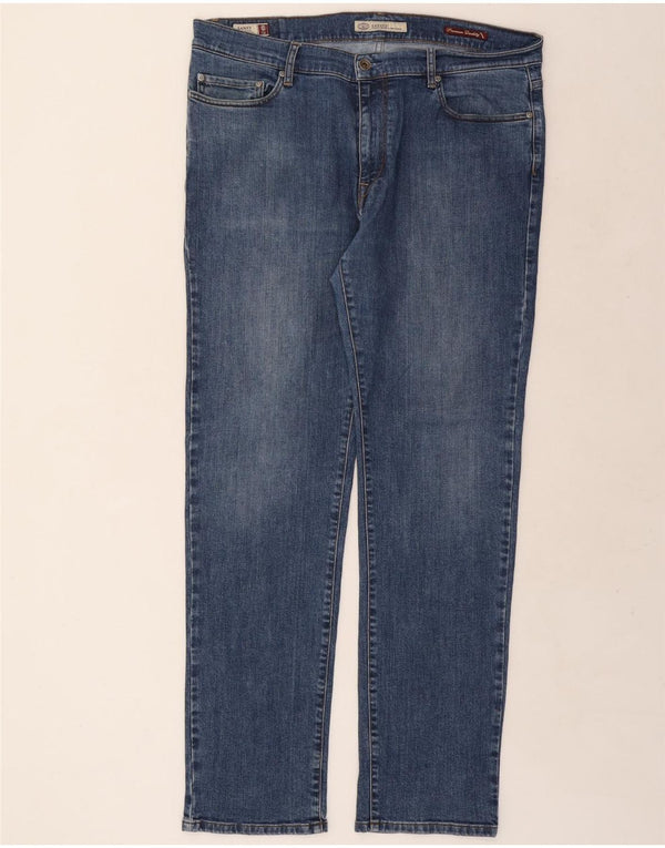 Casucci Mens Straight Jeans W40 L32 Blue Cotton