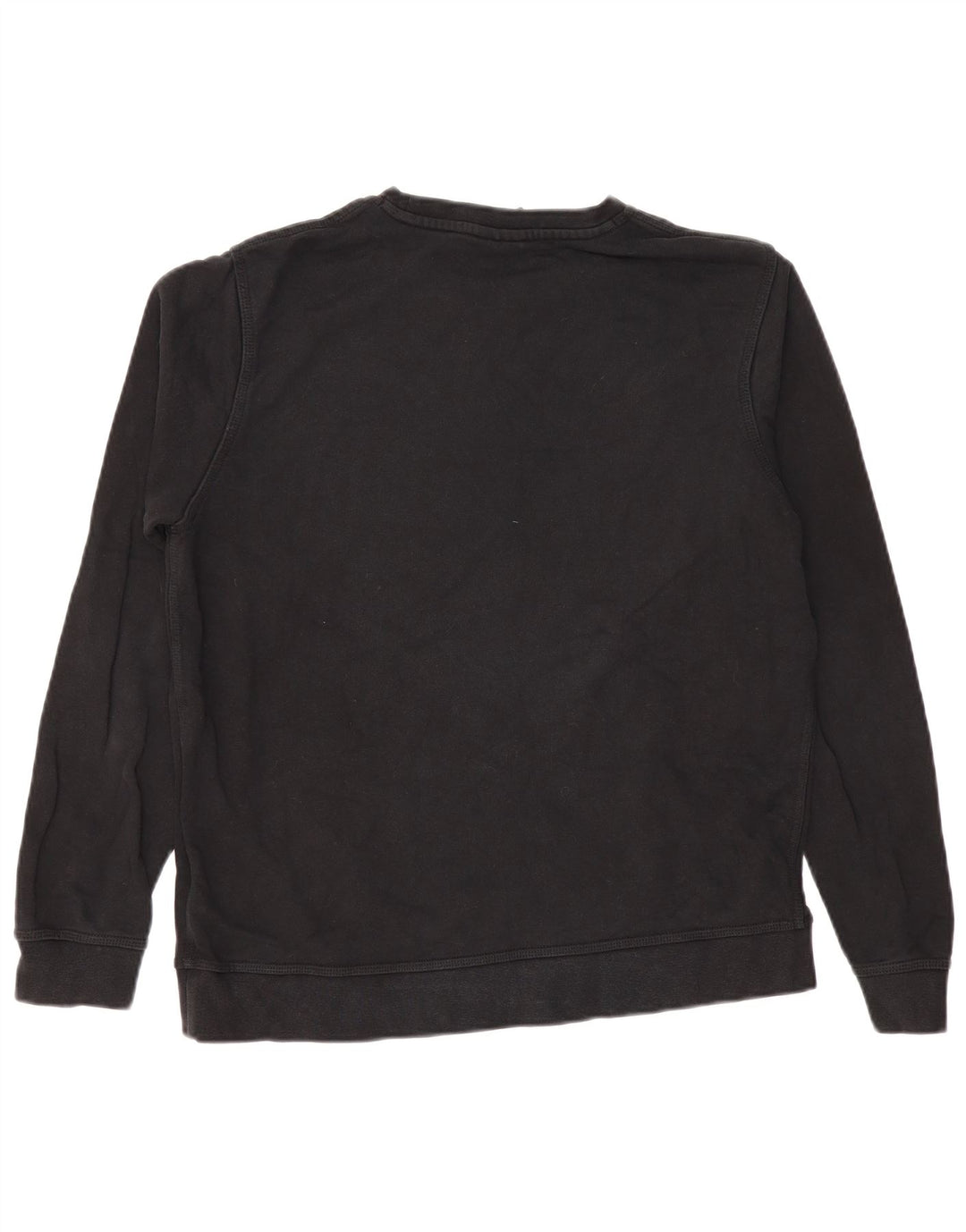 NIKE Mens Sweatshirt Jumper Large Black Cotton
