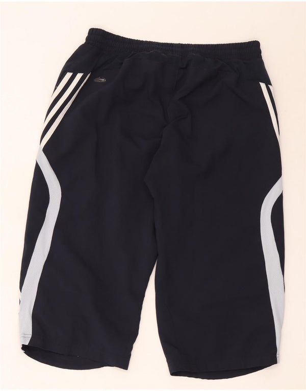 Adidas Bermuda Sport Short Homme Bleu Marine Large Colorblock Polyester