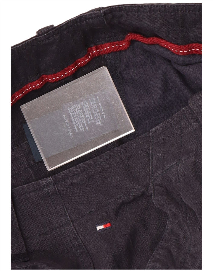 TOMMY HILFIGER Pantaloncini cargo da uomo W32 medio cotone blu navy
