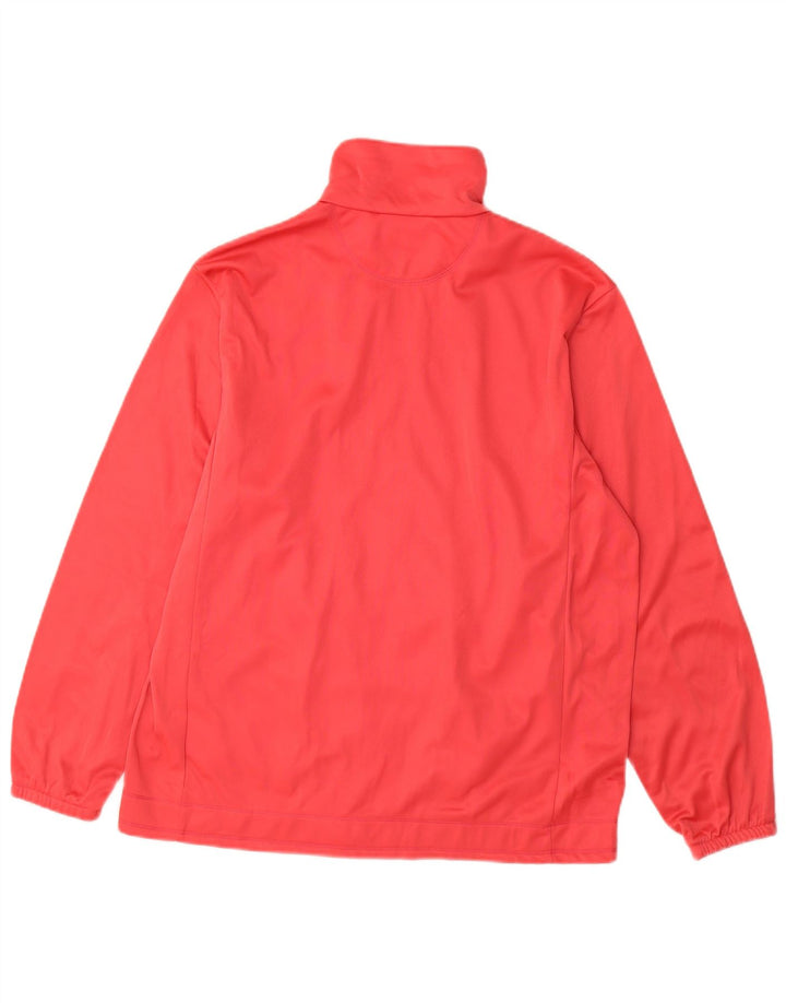 LOTTO Womens Tracksuit Top Jacket UK 14 Medium Red