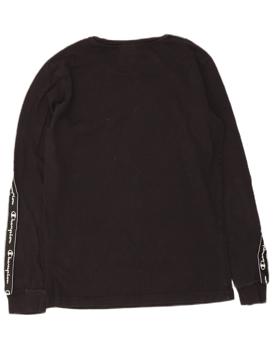Champion Boys Graphic Top Long Sleeve 13-14 Years XL Black