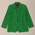 Giacca blazer a 1 bottone EMME da donna Marella UK 8 piccola in lino verde