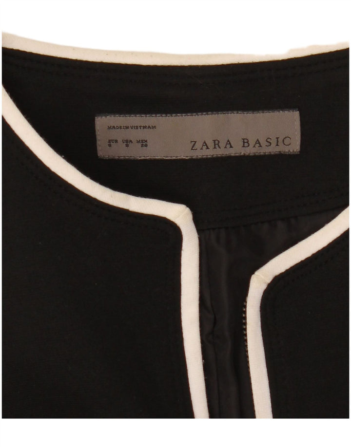 ZARA Womens Blazer Jacket UK 10 Small Black