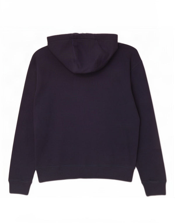 Crew Clothing Męski sweter z kapturem, duży, granatowy, bawełniany