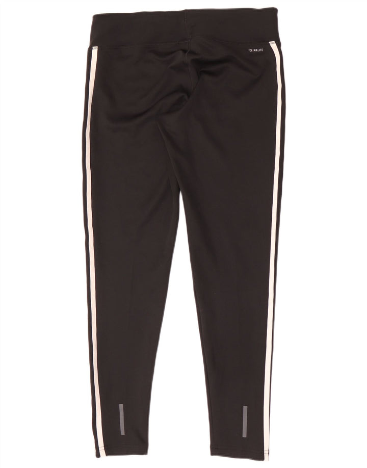 Adidas Womens Climalite Leggings UK 12/14 Medium  Black Polyester