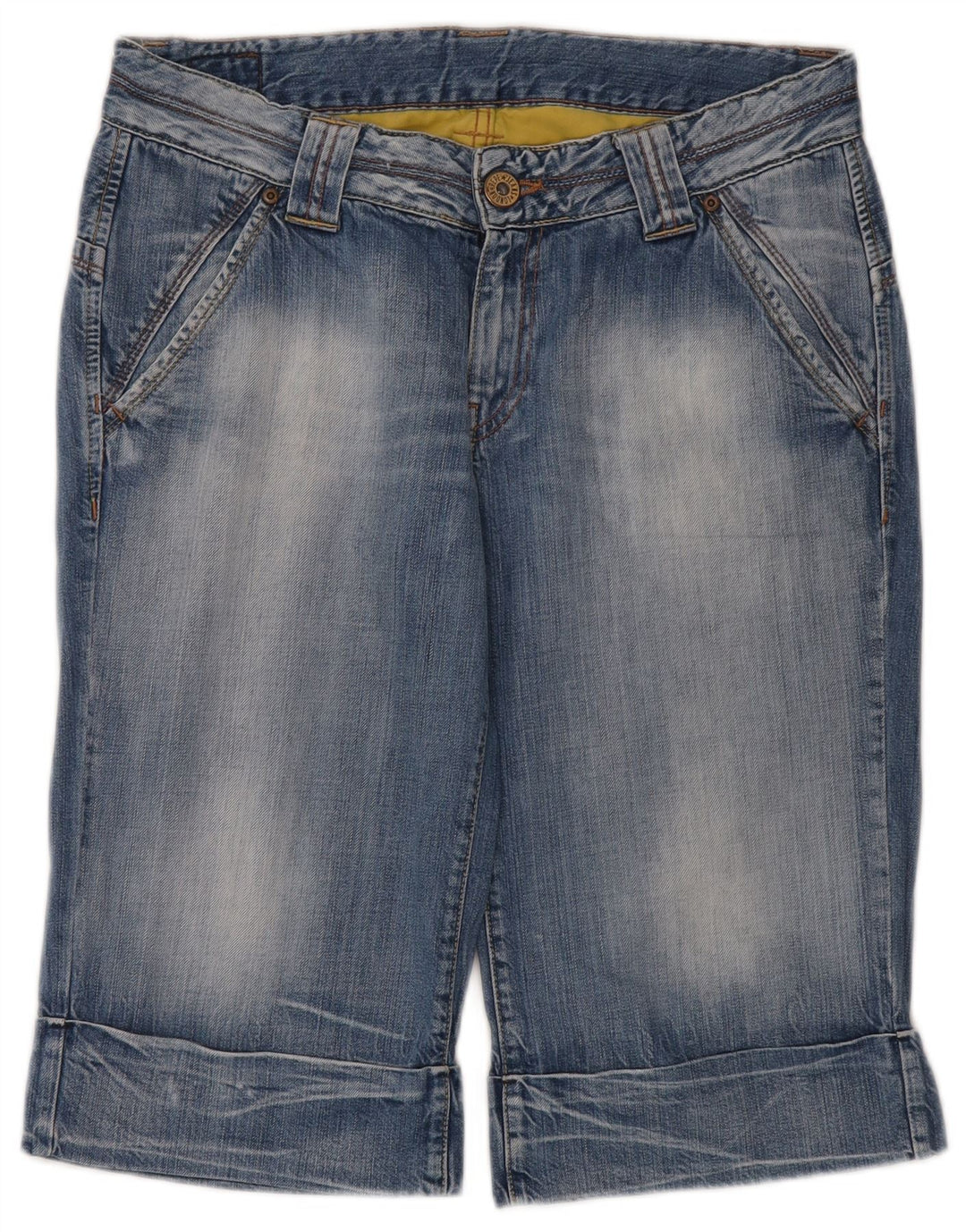 PEPE Jeans Herre Denim Bermuda Shorts W31 Medium Blue Bomuld