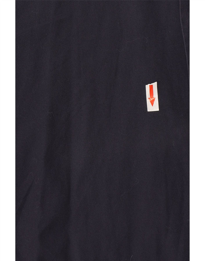 Kappa Mens Shirt Medium Navy Blue Cotton