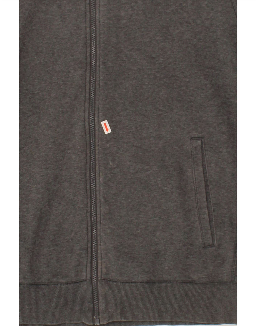 ADIDAS Mens Zip Hoodie Sweater Large Grey Cotton Vintage Adidas and Second-Hand Adidas from Messina Hembry 