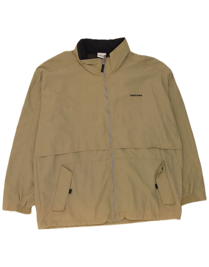 Diadora Chubasquero Hombre UK 42 XL Caqui Poliéster