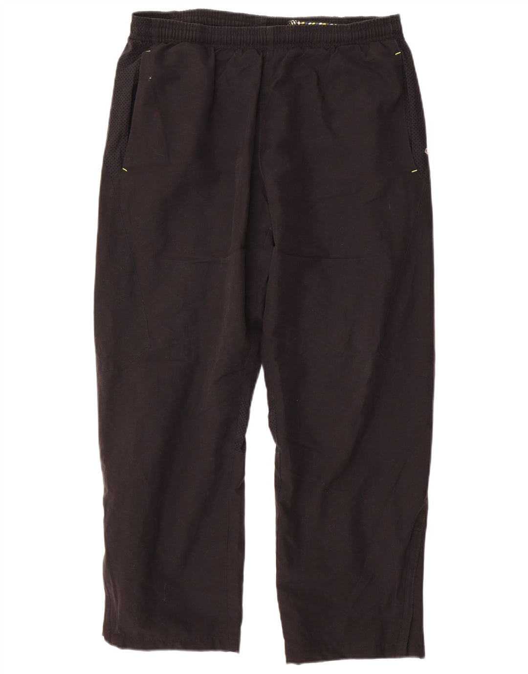 REEBOK Mens Graphic Tracksuit Trousers Medium  Black Polyester
