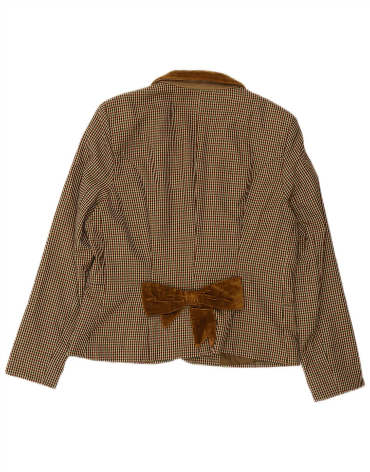 Moschino Dame Cheap and Chic Blazer Jacket UK 12 Medium Beige Classic