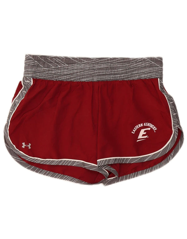 Pantaloni scurti sport Under Armour pentru femei UK 10 Small Burgundy