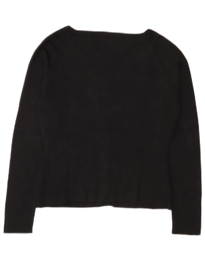 Seventy Pulover Crop Cardigan pentru Femei IT 42 Medium Black Silk