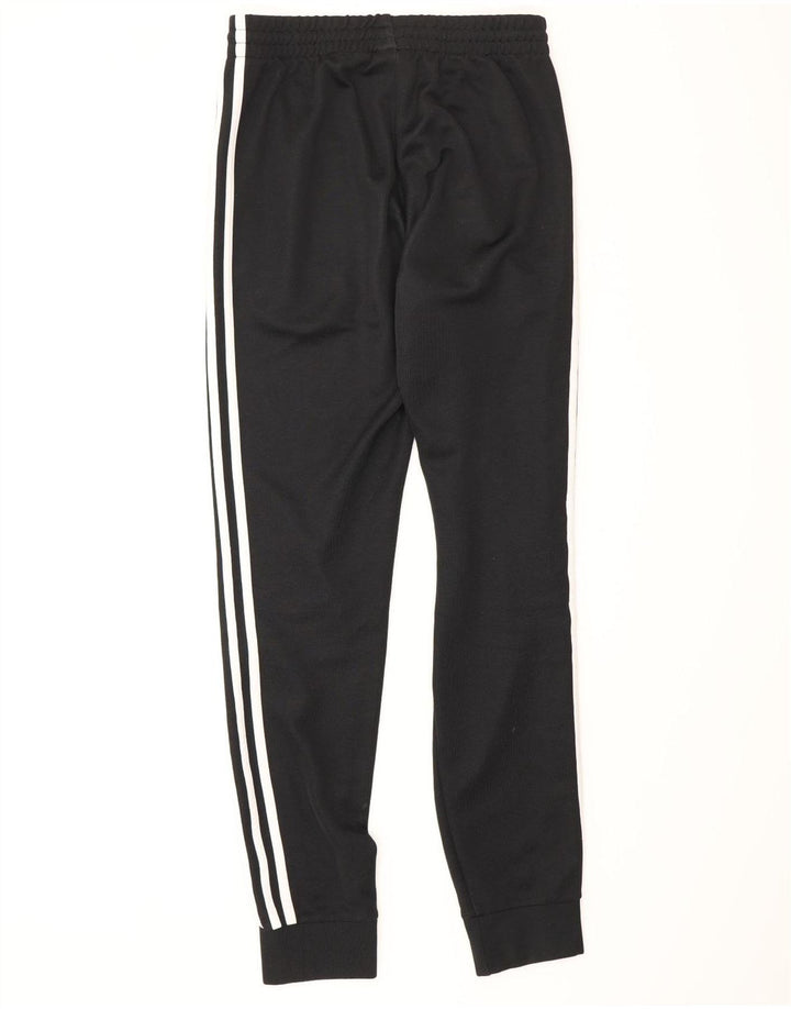 Męskie spodnie dresowe Adidas, małe, czarne, poliestrowe