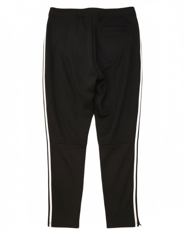 Adidas Mens Tracksuit Trousers Medium Black Polyester