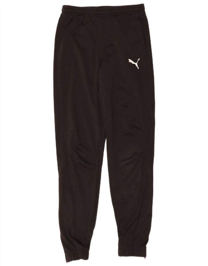 PUMA Boys Tracksuit Trousers Joggers 15-16 Years  Black Polyester