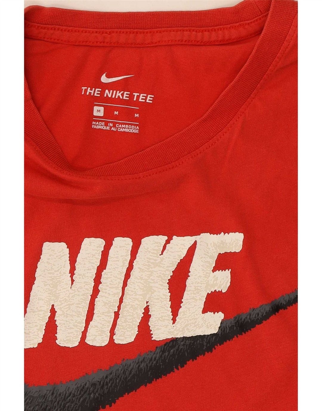 Nike Mens Graphic T-Shirt Top Medium Red