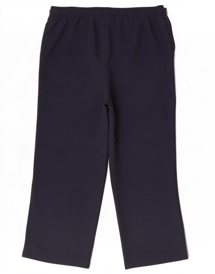 Reebok γυναικεία φόρμα Capri Παντελόνια UK 10 Small Navy Blue Polyester