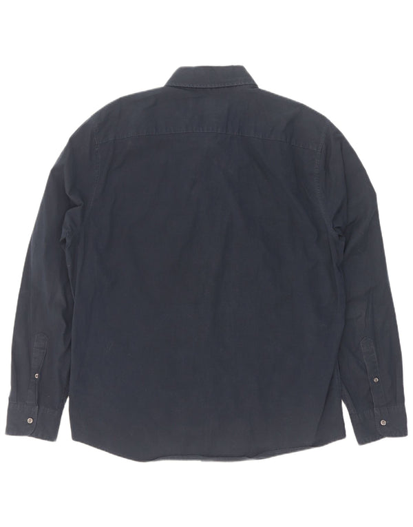 Abercrombie & Fitch Chemise Homme XL Bleu Marine Coton