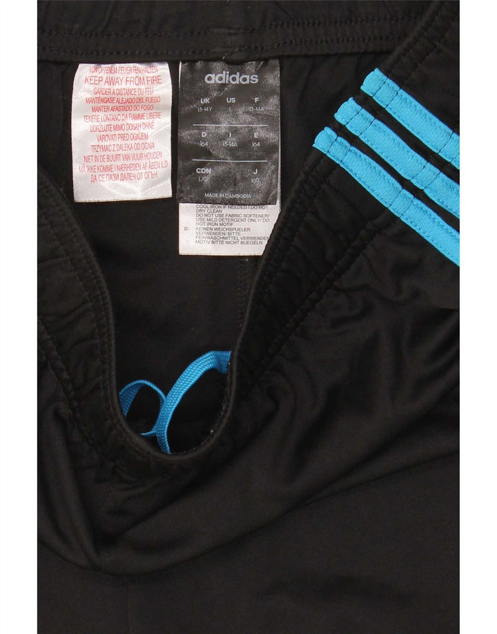 Adidas Boys Climalite Sport Shorts 13-14 Years Black Polyester