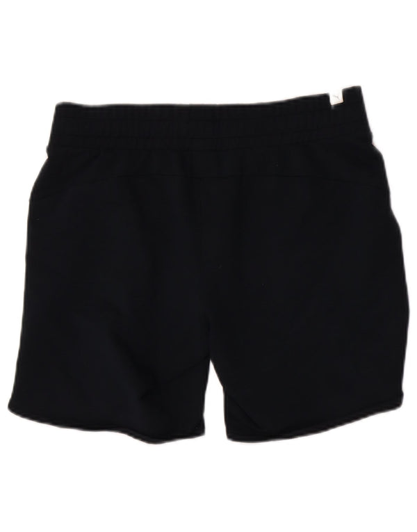 Puma Sportsshorts til kvinder UK 12 Medium Navy Blue Colourblock Polyester