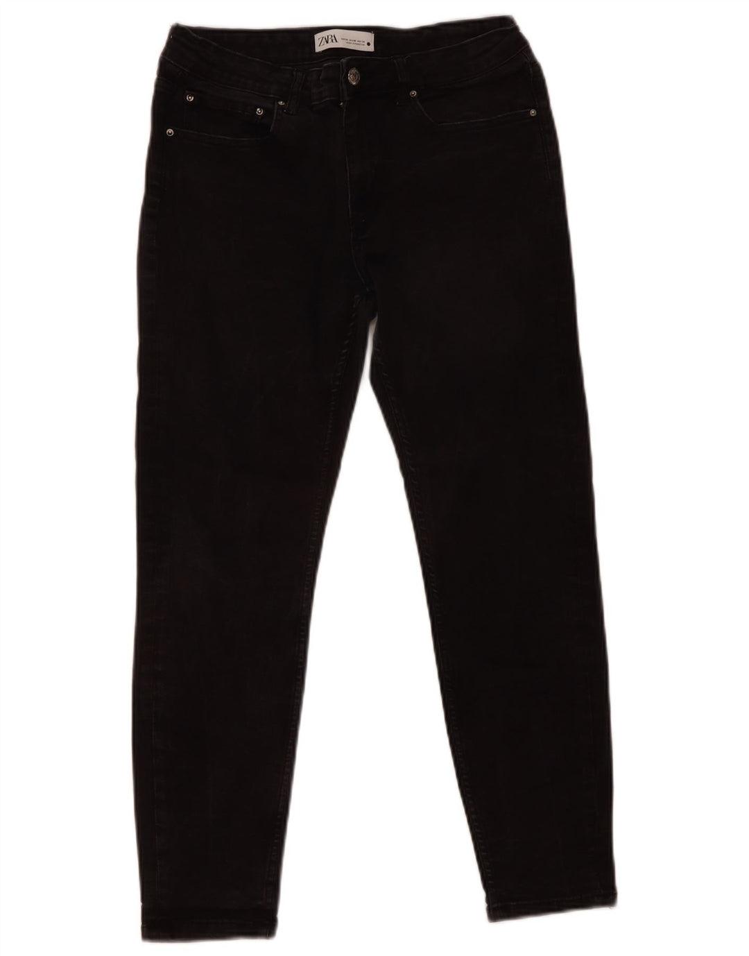 Zara Womens Slim Jeans EU 40 Medium W30 L25 Black