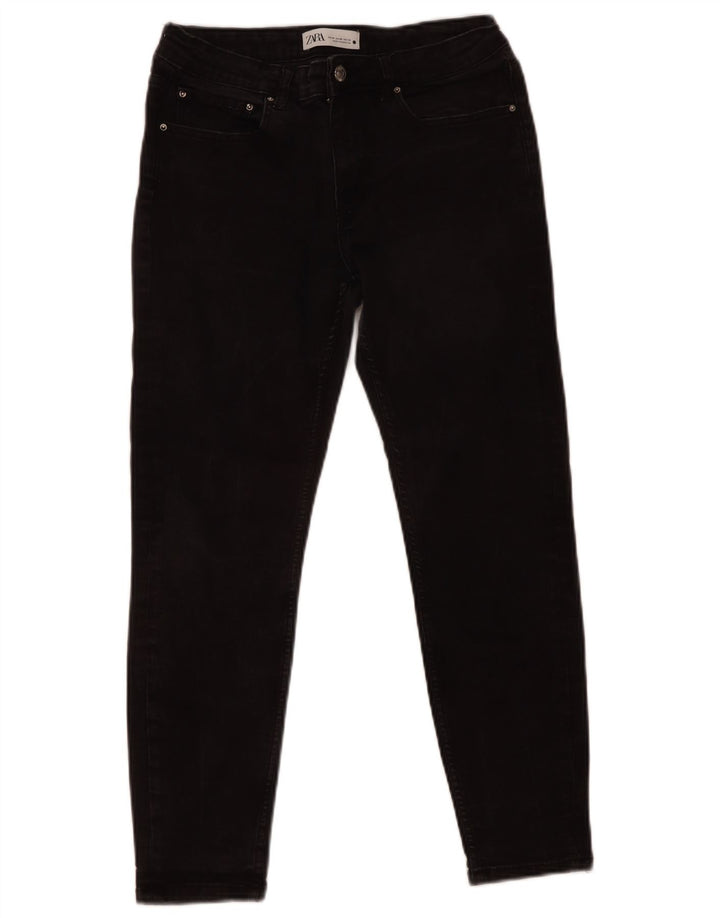 Zara Womens Slim Jeans EU 40 Medium W30 L25 Black