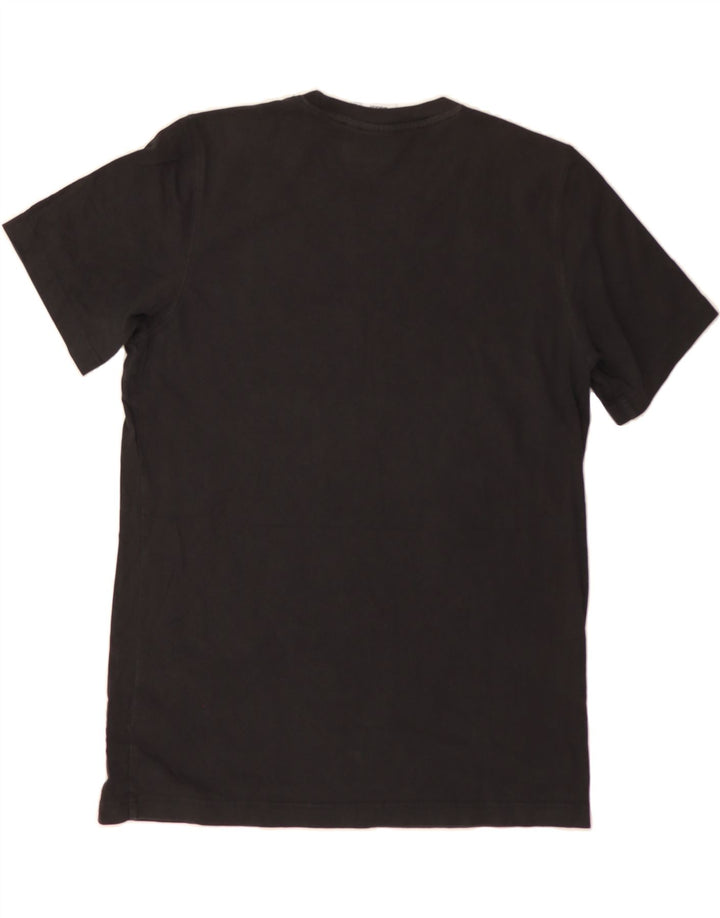 ADIDAS Mens Graphic T-Shirt Top Medium Black Cotton Vintage Adidas and Second-Hand Adidas from Messina Hembry 