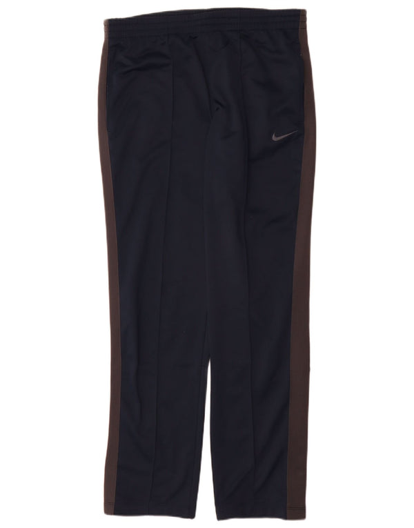 Nike Mens Tracksuit Trousers Medium Navy Blue Polyester Sports