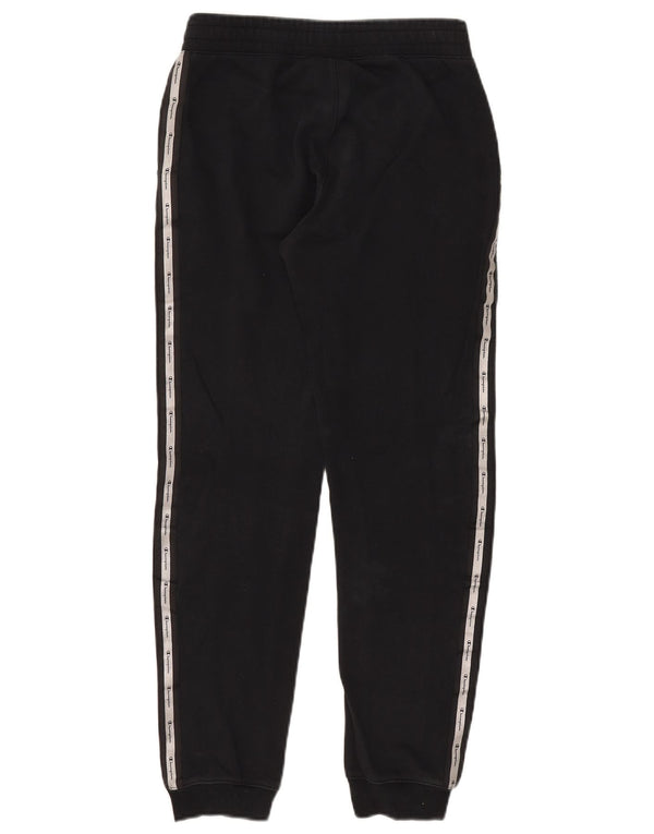 Champion Pantalon de survêtement pour femme Joggers UK 10 Small Noir Colourblock